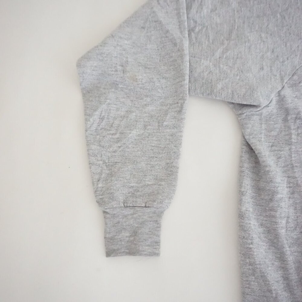 VTG Gray World's Greatest Fisherman Graphic Crewneck Sweatshirt Outdoorsy XL - Picture 7 of 10